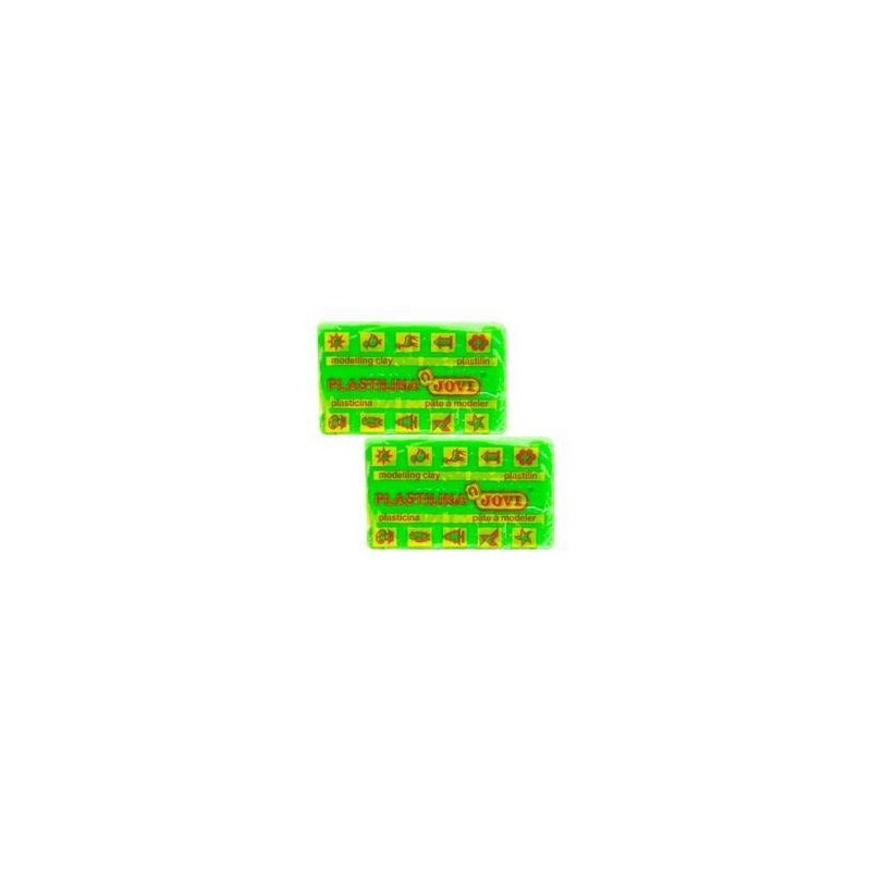 PLASTILINA JOVI 70F PEQUEÑO FLUORESCENTE VERDE