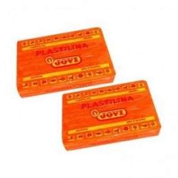 PLASTILINA JOVI 70F PEQUEÑO FLUORESCENTE NARANJA