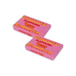 PLASTILINA JOVI 70F PEQUEÑO FLUORESCENTE ROSA