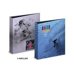 CARPETA 4 ANILLAS SENFORT SURF RIDERS
