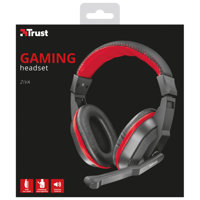 TRUST AURICULARES + MIC GAMING ZIVA
