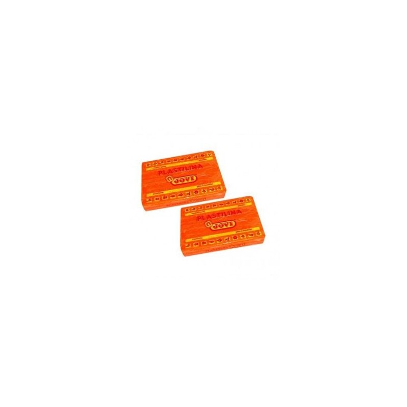 PLASTILINA JOVI 70F PEQUEÑO FLUORESCENTE NARANJA