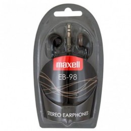MAXELL AURICULARES DE BOTON EB.98 NEGROS