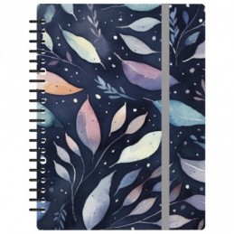 CUADERNO HYBRID A5 100H T POLIP DECOR BLUE AUTUM