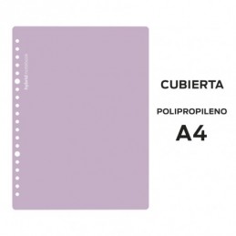 J CUBIERTAS HYBRID A4 POLIPROPILENO LILA