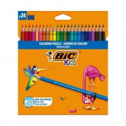 LAPICES COLORES BIC KIDS 24 COLORES