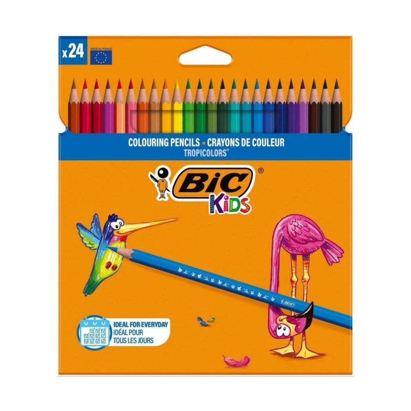 LAPICES COLORES BIC KIDS 24 COLORES