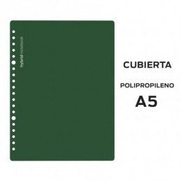 CUBIERTAS HYBRID A5 POLIPROPILENO VERDE