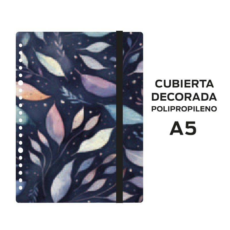 CUBIERTAS HYBRID A5 POLIPROPILENO BLUE AUT
