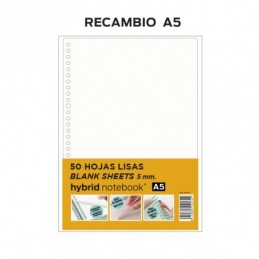 RECAMBIO HYBRID 50H A5 80GRS LISO