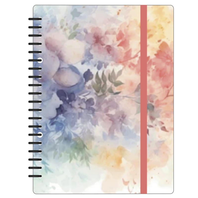 CUADERNO HYBRID A5 100H T POLIP DECOR ROMANTIC