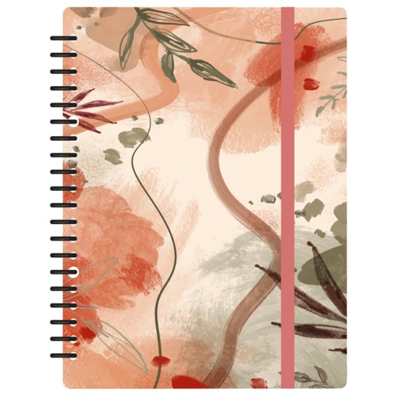 CUADERNO HYBRID A5 100H T POLIP DECOR SUNSET