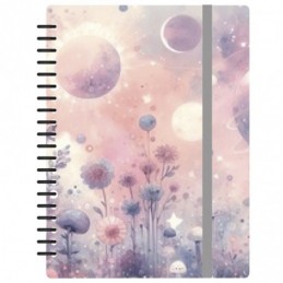 CUADERNO HYBRID A5 100H T POLIP DECOR GARDEN PLANE