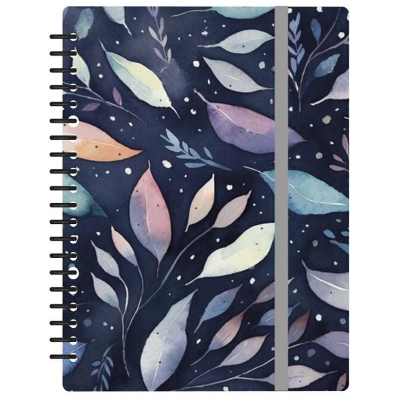 CUADERNO HYBRID A5 100H T POLIP DECOR BLUE AUTUM