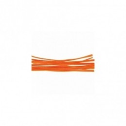 VARITAS 30CM DE 6MM DE GROSOR NARANJA 50 UDS