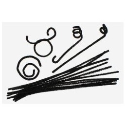 VARITAS 30CM DE 6MM DE GROSOR NEGRO 50 UDS