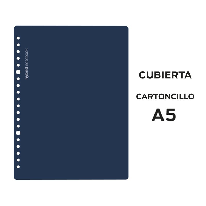 CUBIERTAS HYBRID A5 CARTON 400 GRS AZUL