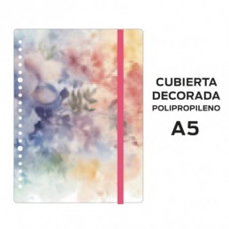 CUBIERTAS HYBRID A5 POLIPROPILENO DECOR ROMANTIC
