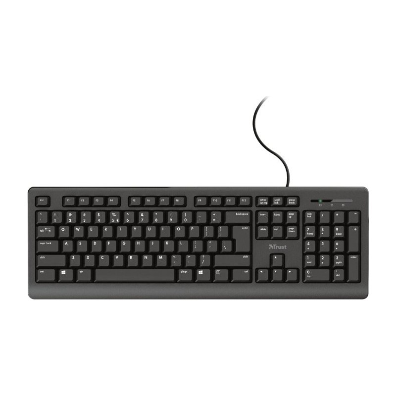TECLADO TRUST TK150 TECLAS SILENCIOSAS