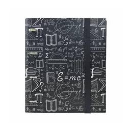RINGBOOK A4 100H 4 SEP SURT FOAM MAT NEGRO SENFORT
