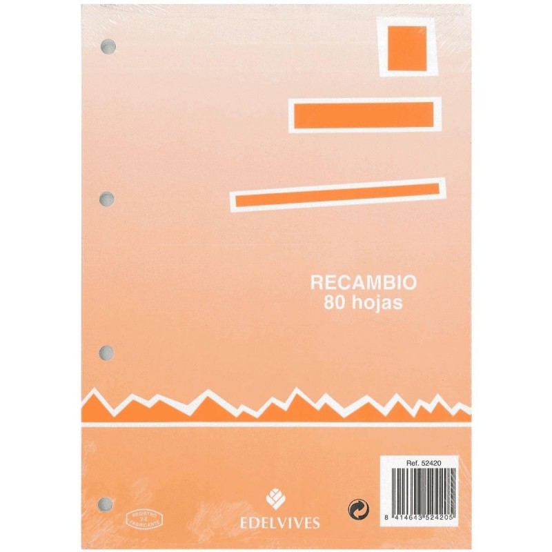 EDELVIVES RECAMBIO 80Hojas N-47