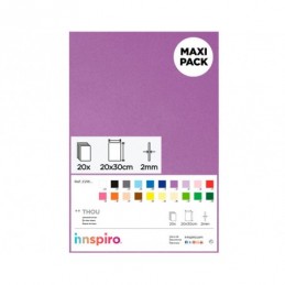 GOMA EVA LILA CLARO LAMINA 20x30x2mm