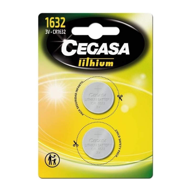 PILA CEGASA LITIO BOTON CR1632 3V BT BL2
