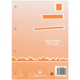 EDELVIVES RECAMBIO 80Hojas N-47