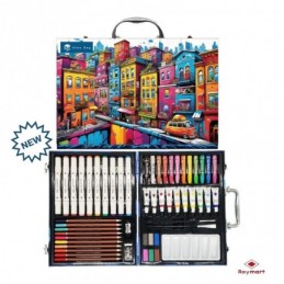 SET ART ESTUDIO 53 PIEZAS ARTIST HOUSE
