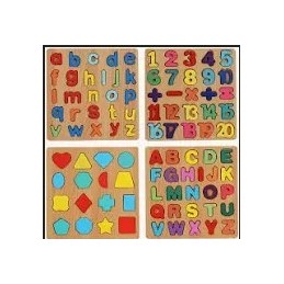 PUZZLE DE MADERA SILUETAS 20x20CM