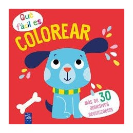 QUE FACIL ES COLOREAR PERRO