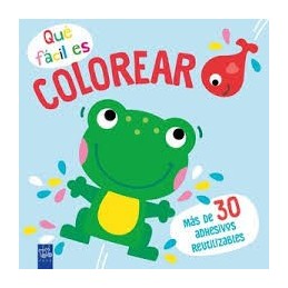 QUE FACIL ES COLOREAR RANA