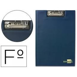 CARPETA LIDERPAPEL MINICLIP SUPERIOR FOLIO AZUL