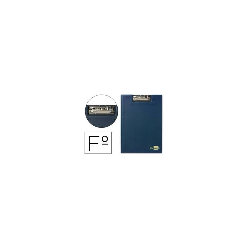CARPETA LIDERPAPEL MINICLIP SUPERIOR FOLIO AZUL