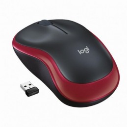 LOGITECH RATON M185 INALAMBRICO ROJO