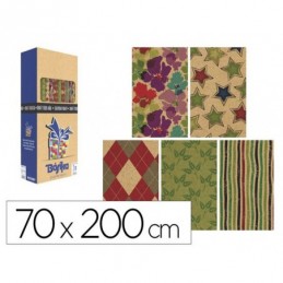 ROLLOS PAPEL REGALO KRAFT TODO AÑO 70x200