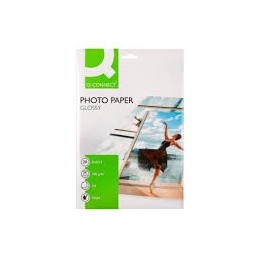 PAPEL Q-CONNECT FOTO GLOSSY KF011103 A4 20H 80GR