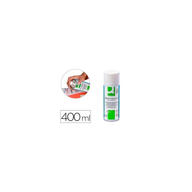 PEGAMENTO Q-CONNECT SPRAY REPOSICIONABLE 400ml