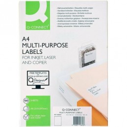 ETIQUETA ADHESIVA Q-CONNECT A4 LASER
