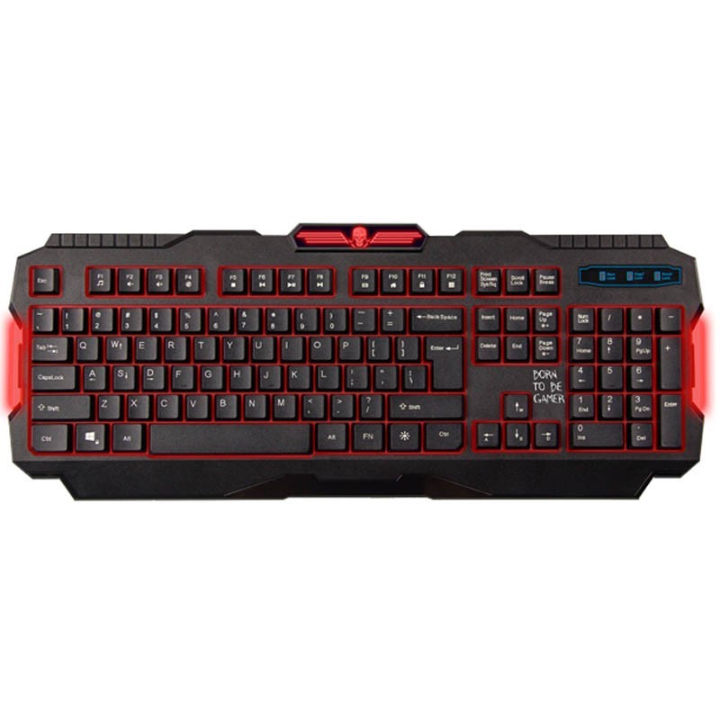 SKULLKILLER GAMING GKI NEGRO ILUMINACION LATERAL