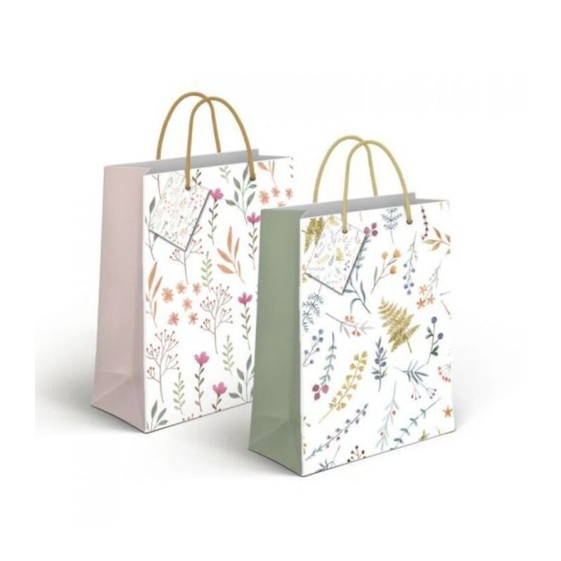 BOLSA PAPEL M FLORES 2M