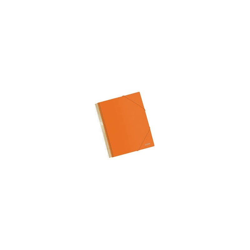 CARPETA DESCOM FUNDAS ESPIRAL 30H NARANJA