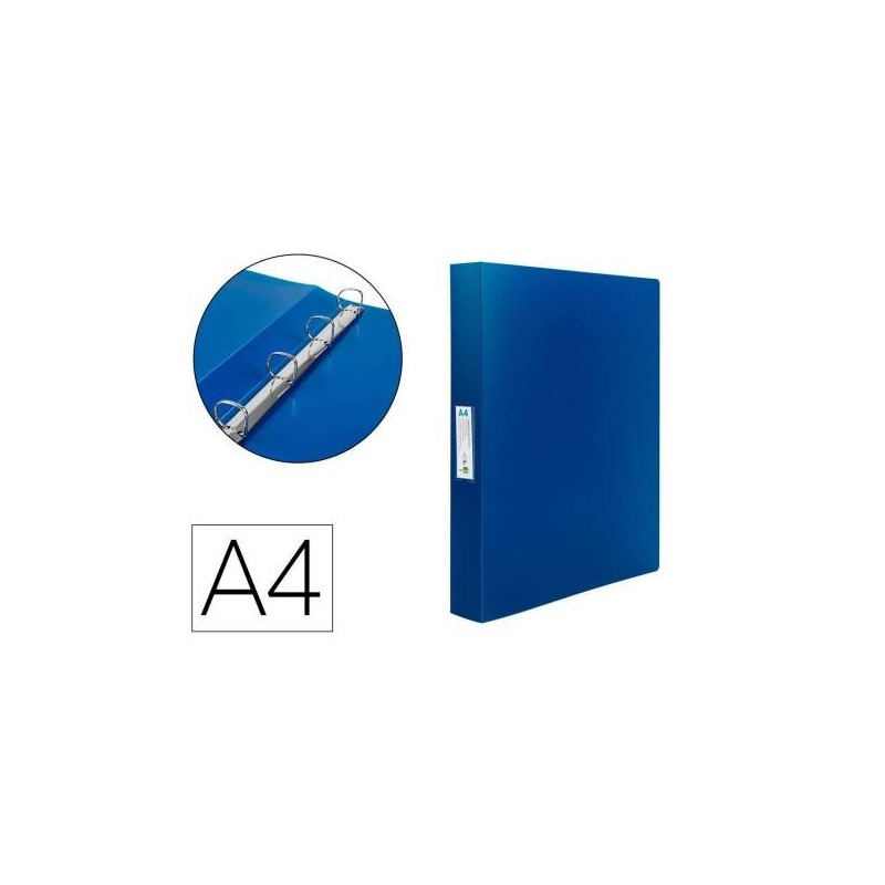 CARPETA LIDERPAPEL 4A 25MM PP A4 AZUL T