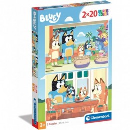 PUZZLE 2x20 BLUEY