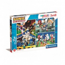 PUZZLE SONIC 3x48 PIEZAS