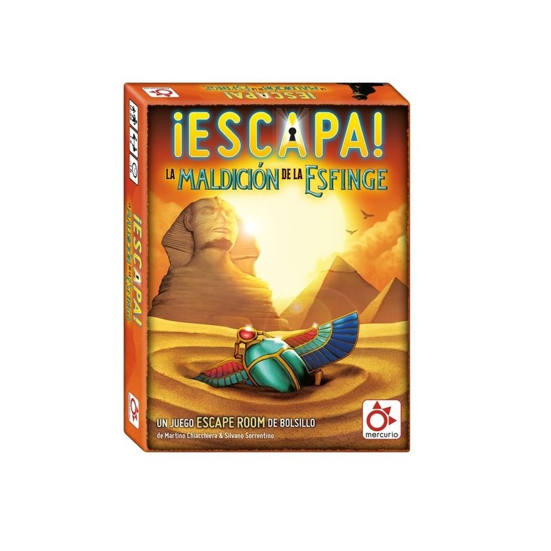 JUEGO DE MESA ESCAPA LA MALDRICIÓN DE LA ESFINGE