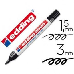 ROTULADOR EDDING 3000 PERMAN NEGRO