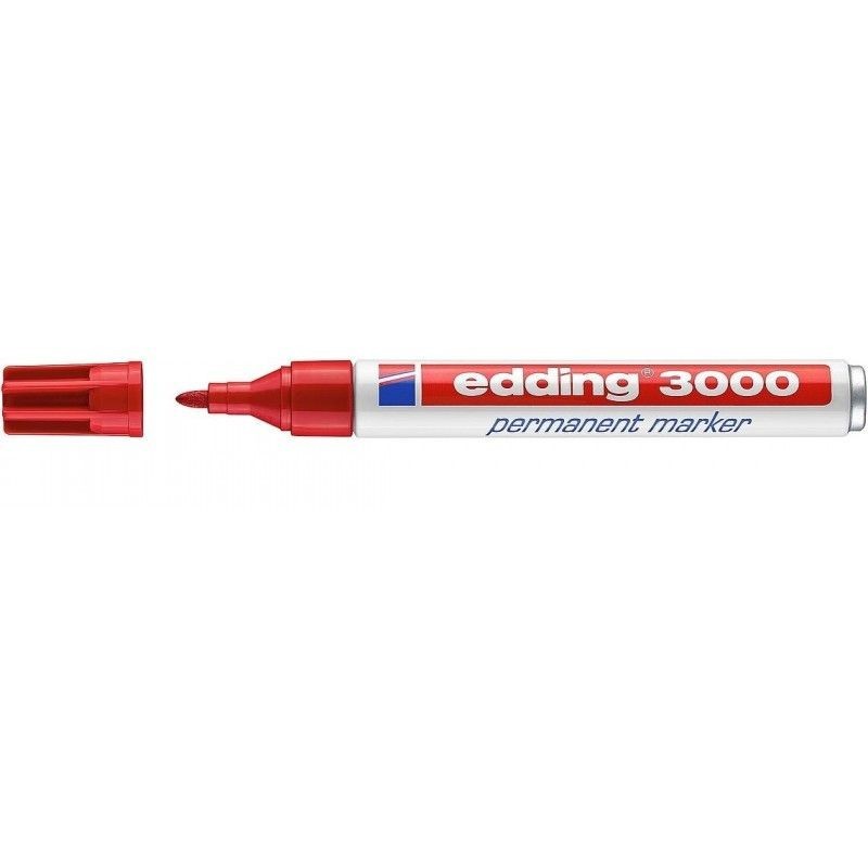 ROTULADOR EDDING 3000 PERMAN ROJO