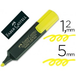 MARCADOR FABER FLUOR AMARILLO