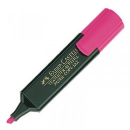 MARCADOR FABER FLUOR ROSA